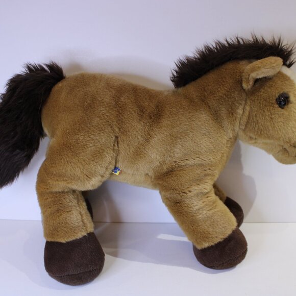 Build a Bear horse retired brown white nose 13" GUC - Picture 2 of 10